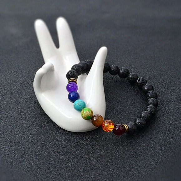 7 Chakra Rainbow Bracelet - Picture 2 of 4