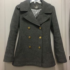 J Crew Stadium Cloth Majesty Pea Coat