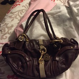 Authentic brown leather Juicy Couture bag
