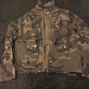 Gap camo cargo jacket.