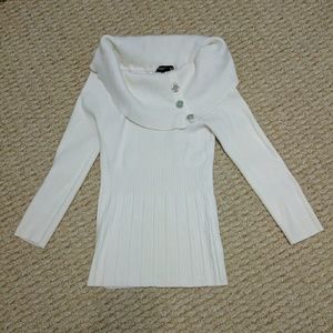 White House Black Market fitted sweater