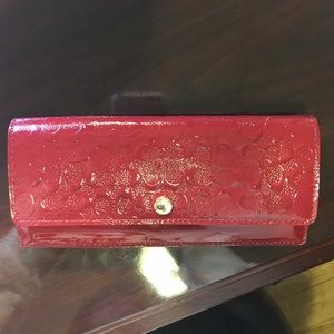 Coach patent leather wallet