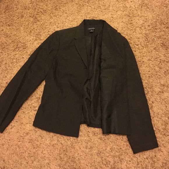 Ann Taylor charcoal grey blazer