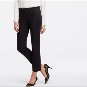 Ann Taylor cropper black work pants