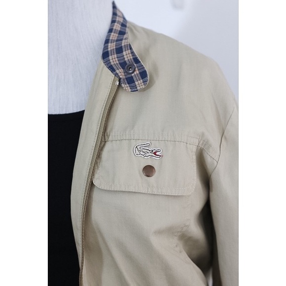 Vintage Women's Cream Lacoste jacket - Picture 4 of 6