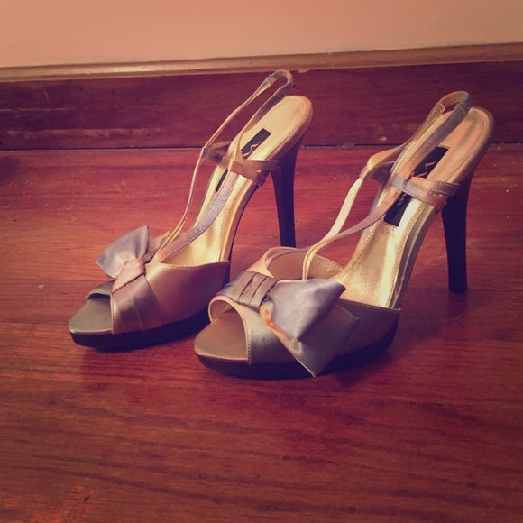 Ombré Silk Heels