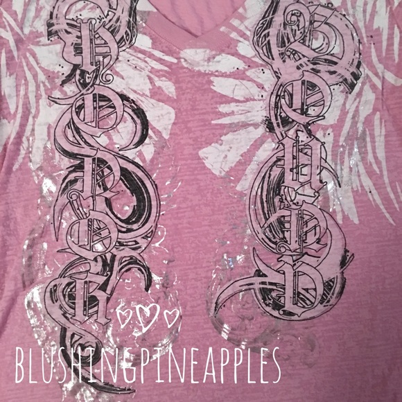Express Lilac Graphic T Shirt - Picture 2 of 3