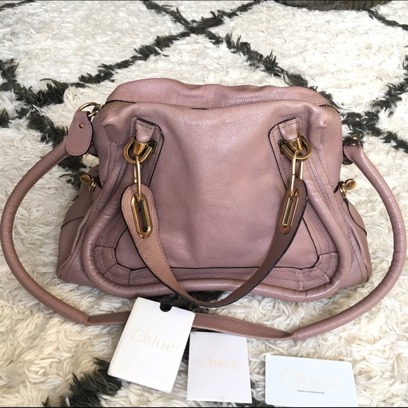 Chloe Handbags - 💯RARE Chloe Paraty Medium Pink-Tan AUTHENTIC