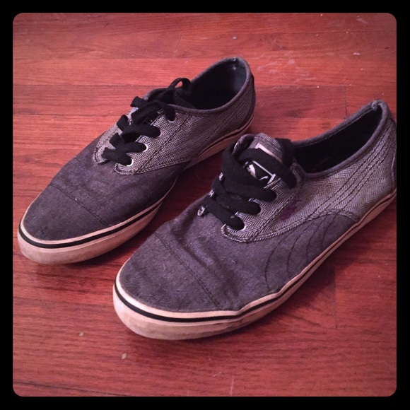 Gray Puma Sneakers