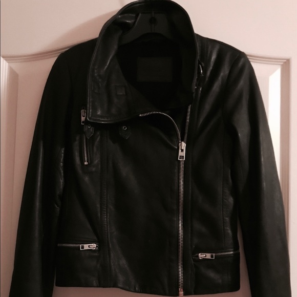 AllSaints Cargo Leather Jacket - Picture 4 of 4