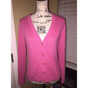 Vineyard Vines Pink button cardigan size medium