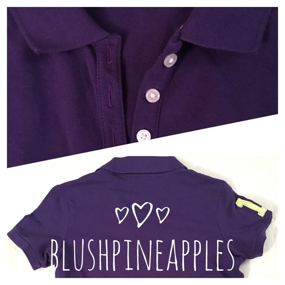 Express Purple Polo Shirt - Picture 4 of 4
