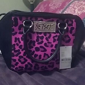 Hot pink Betsy Johnson handbag