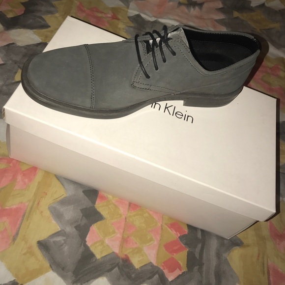 Calvin Klein Suede Oxfords