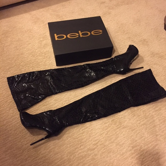 BEBE 'Brinley' thigh high boots - Picture 4 of 4