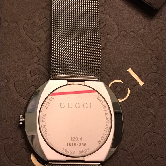 Silver Gucci Watch main image 4