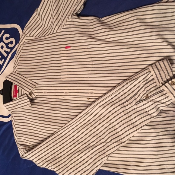 Rare supreme box logo tag button down - Picture 1 of 3