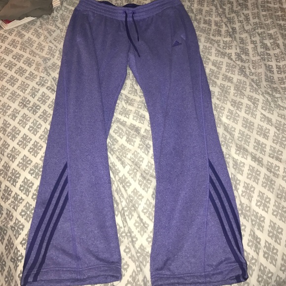 ADIDAS PURPLE SWEATPANTS