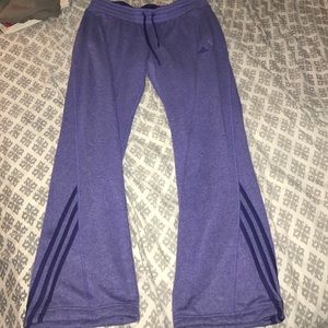 ADIDAS PURPLE SWEATPANTS