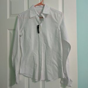 Striped button up shirt