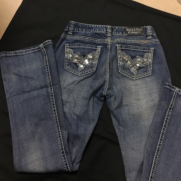 Rock and roll cowgirl jeans. Size 28.