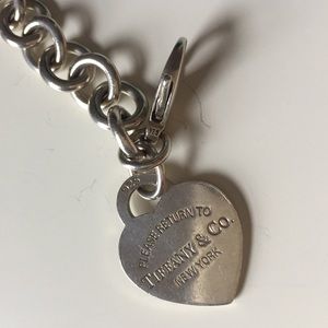 Tiffany Heart Tag Charm Bracelet ❤️