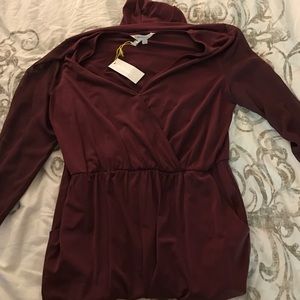 Maroon BCBG jumpsuit