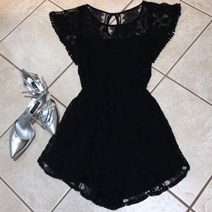 Black Lace Romper Shorts SALE🚨🚨🚨