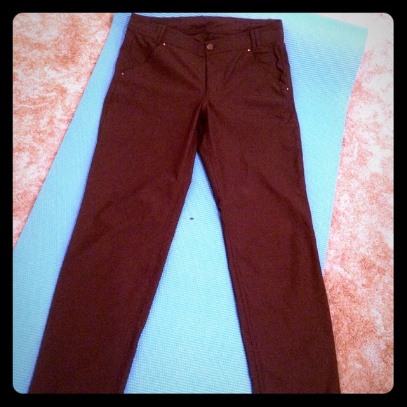 lululemon athletica Pants - Lululemon Day Trip Boyfriend Pant XS 4 reflective