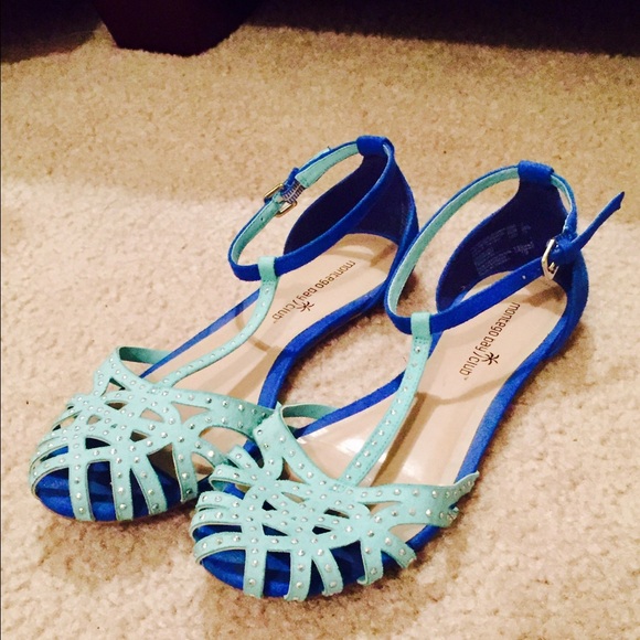 Blue & Teal Sandals