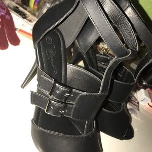 Black heels