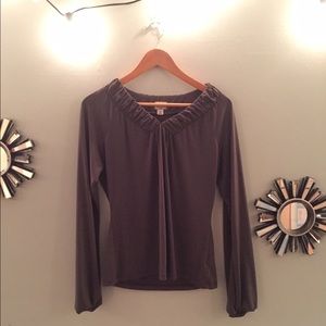 Business Casual Grey Blouse