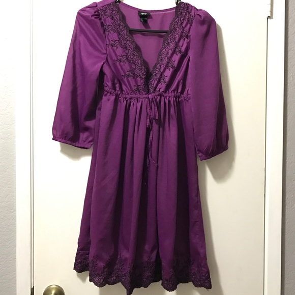 H&M size 2 purple dress