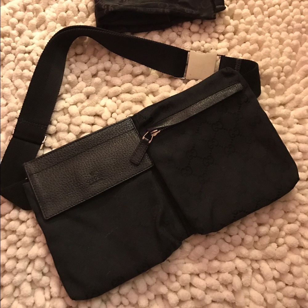 Authentic Gucci Canvas Fanny Pack