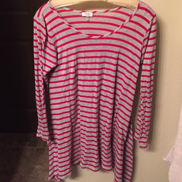 Tobi striped swing dress M $40
