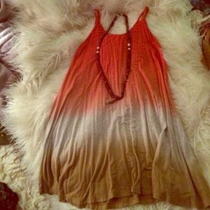 Tie dye hippie summer dress