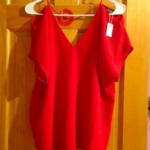 NWT Women's Red blouse