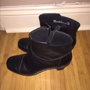 Clarks ankle boots.