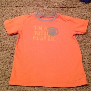 Boys size 6 orange shirt