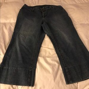 Blue Capri Jeans
