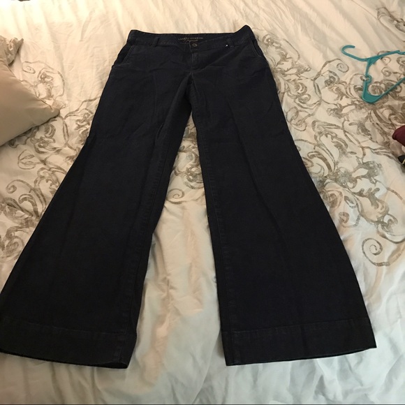 Dark blue wide leg Ralph Lauren jeans