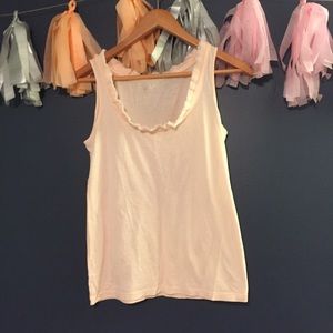 Ann Taylor LOFT Light Pink Tank Top