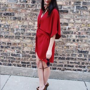 Tobi Dresses - Tobi red shirt/dress. Tobi Dresses - Tobi red shirt/dress.