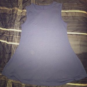 Blue mini dress