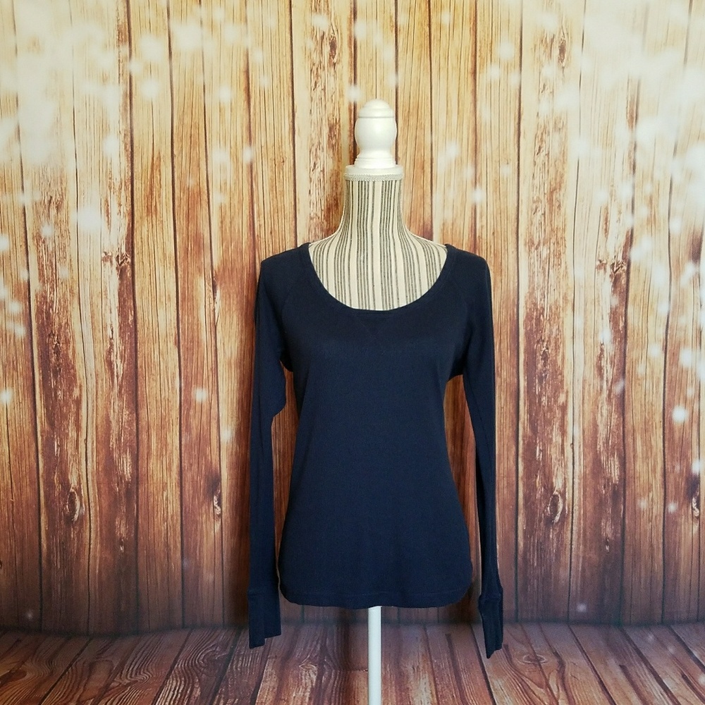 Old Navy ▪ Navy L/S Scoopneck Thermal