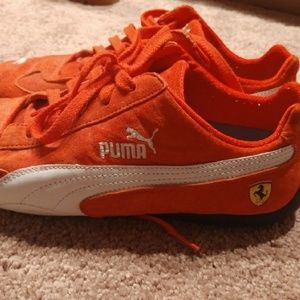 Puma Red Suede Ferrari Speedcat Sneakers Shoes 11