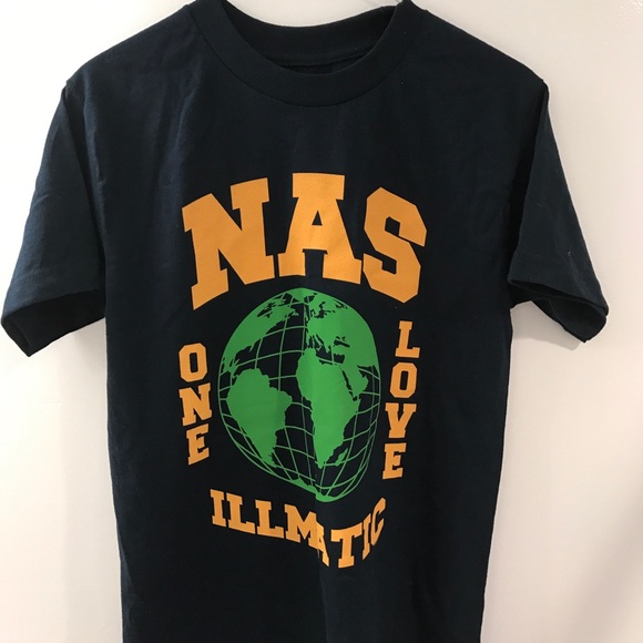 nas one love t shirt