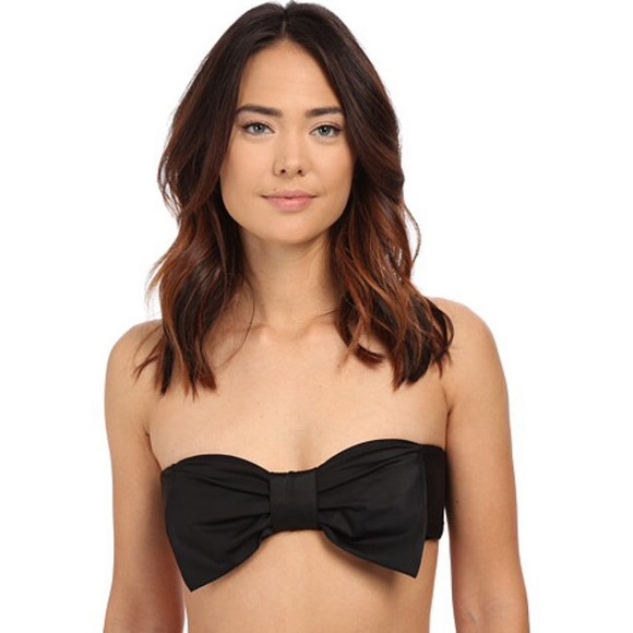 LOLLI SWIM The Timless big bow bandeau bikini top