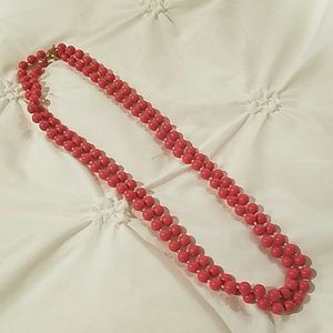 Long Coral Stella and Dot Necklace