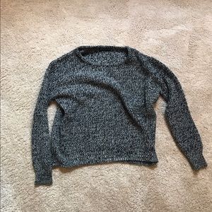 Brandy melville gray and black speckled sweater
